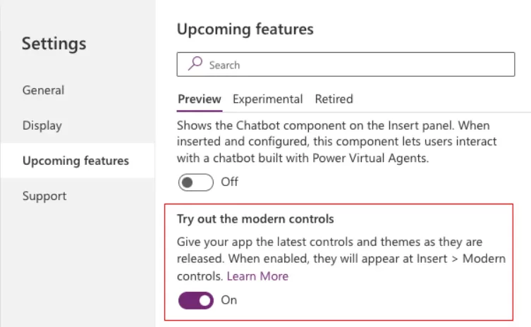 Power Apps Modern Controls 2 img-01