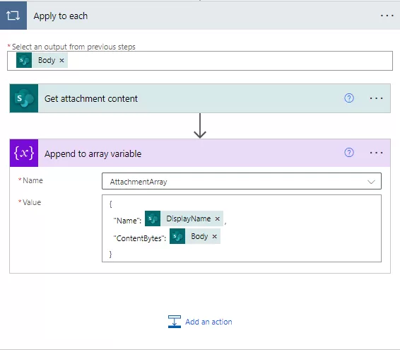 Send SharePoint list item attachments in the email using Power Automate 7 img-06