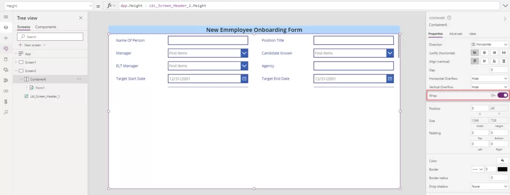 Part – 2 Make Power Apps Ootb Form Control Responsive Using Containers 8 img-07