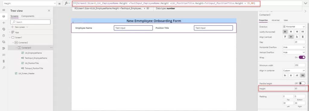 Part – 1 Make Power Apps Custom Controls Form Responsive Using Containers 12 img-11