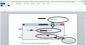 Creating an MS Office Add-In using Visual Studio IDE 18 img