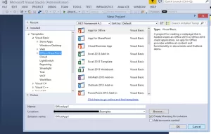 Creating an MS Office Add-In using Visual Studio IDE 3 img
