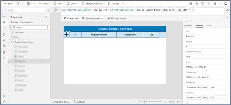 Repeating Control in PowerApps 5 img-04