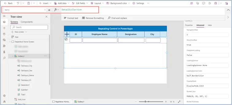 Repeating Control in PowerApps 6 img-05