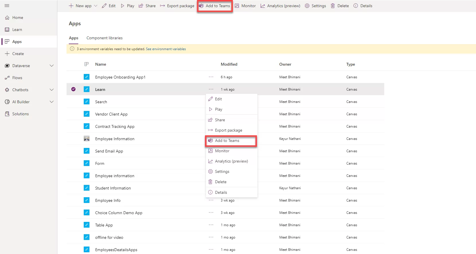 Publish Power App To The Teams App Store 2 img-01