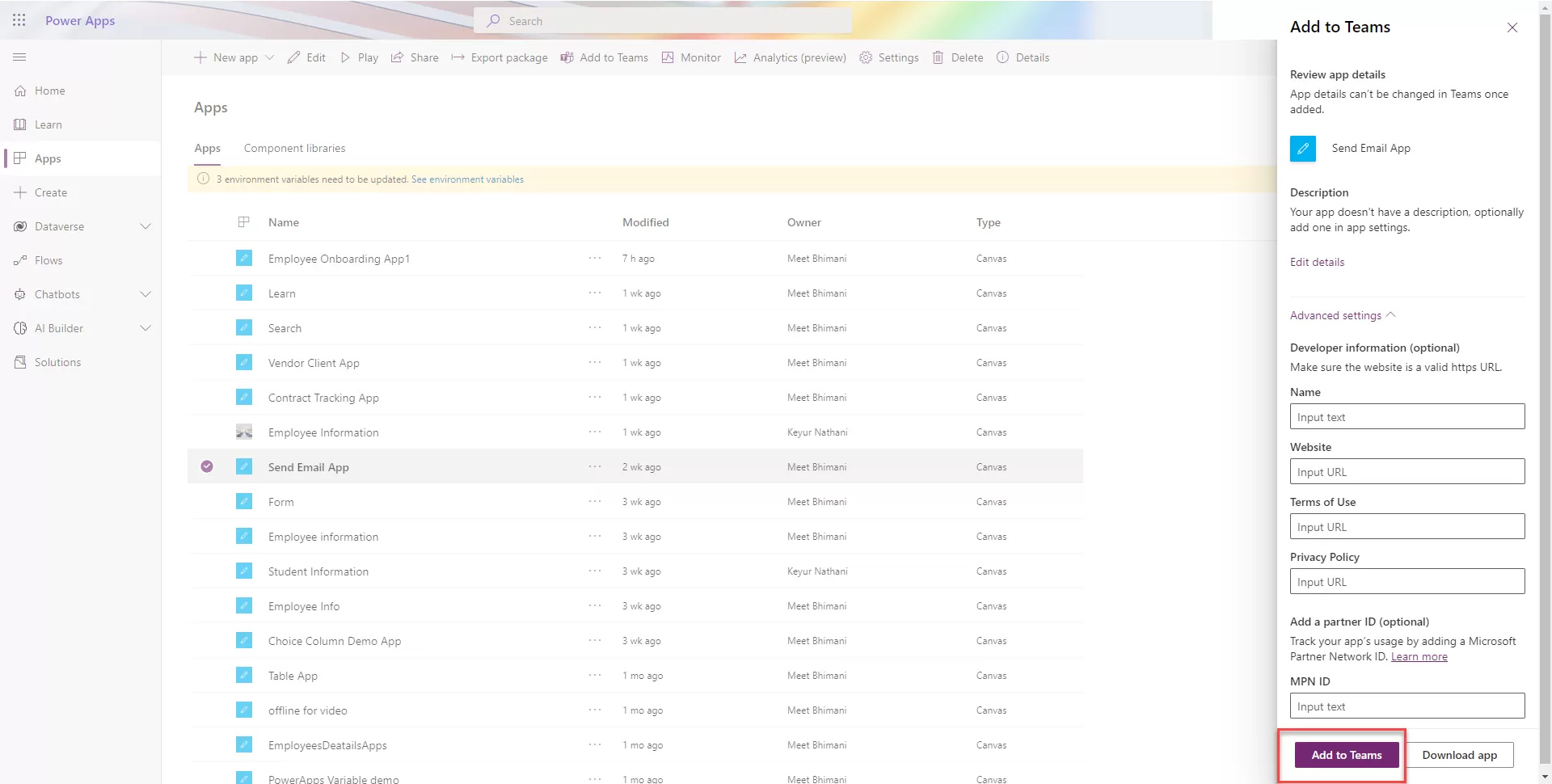 Publish Power App To The Teams App Store 3 img-02