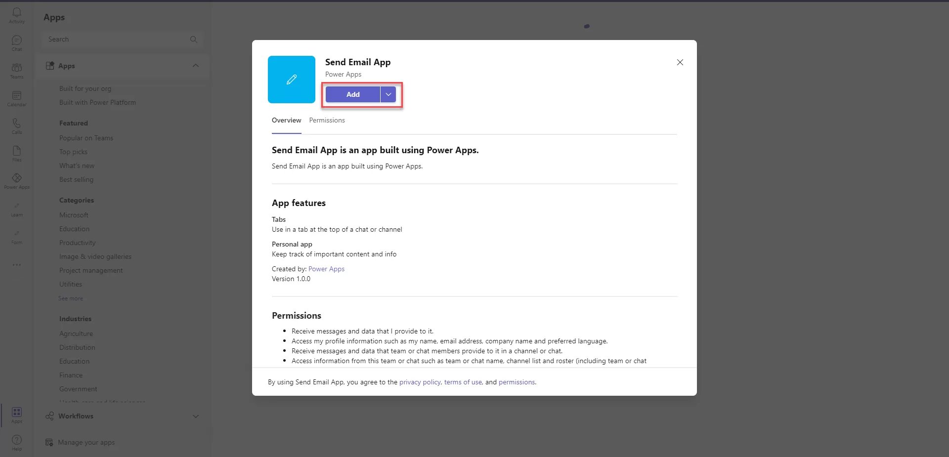 Publish Power App To The Teams App Store 5 img-04