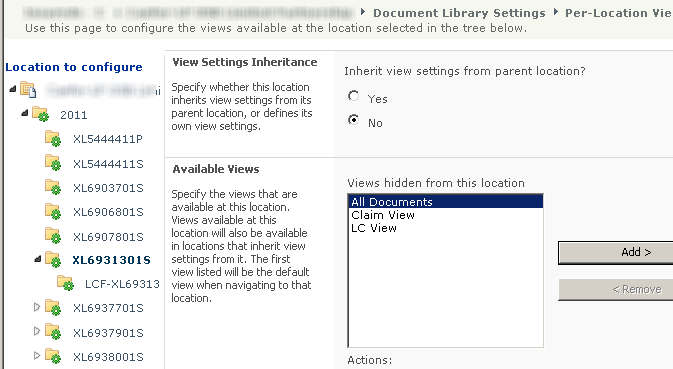 Automating Creation of Per-Location Views 3 Per-Location View