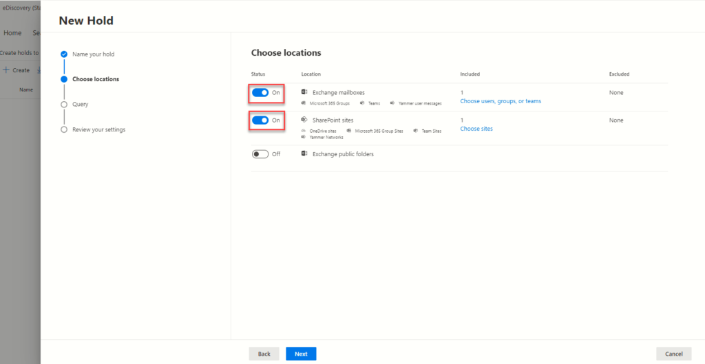 Exploring Microsoft Purview eDiscovery Solutions 11 Creating Hold for Ediscovery Case