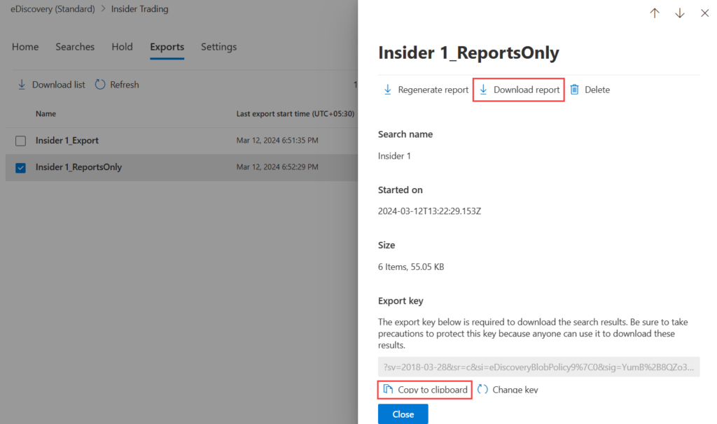 How to export Office 365 PST file with eDiscovery in Office 365 14 image