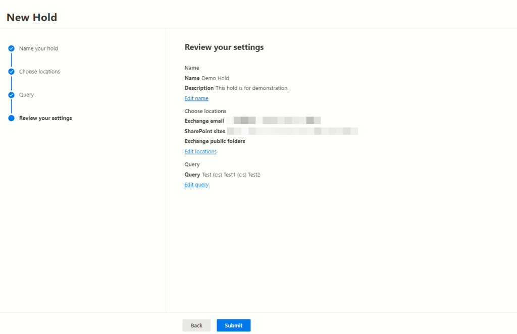 Exploring Microsoft Purview eDiscovery Solutions 15 Review Your Hold Settings
