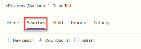 Exploring Microsoft Purview eDiscovery Solutions 16 Accessing the Search Tab