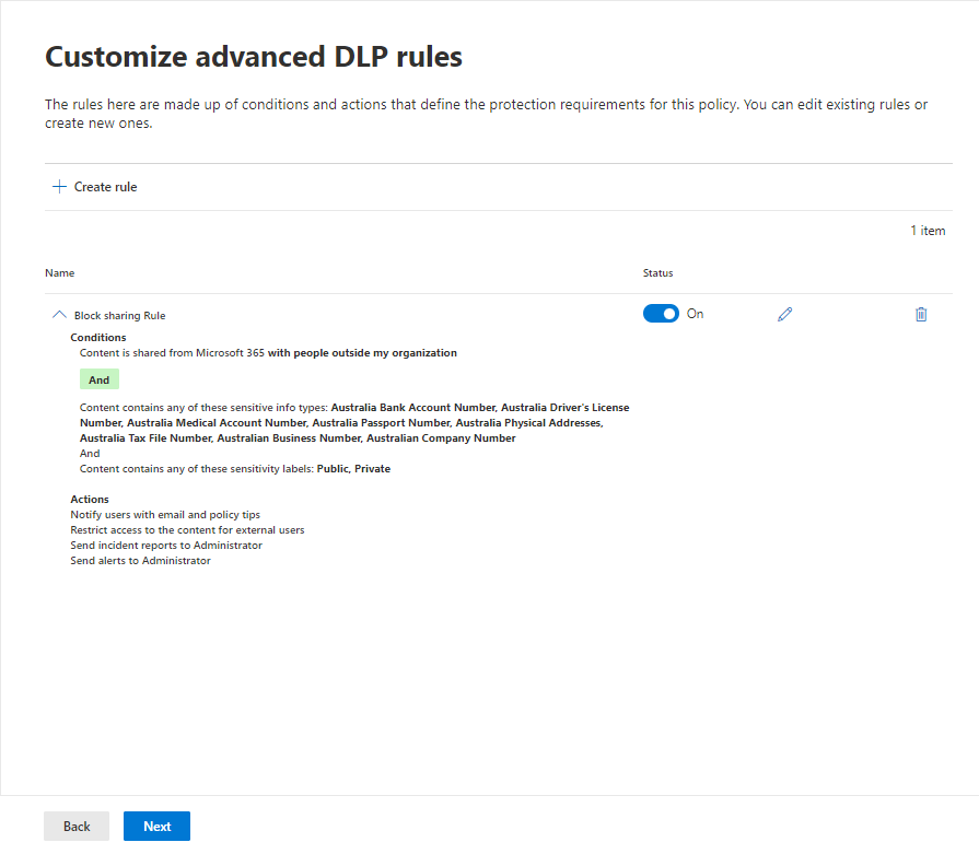 Implementing DLP for secure data sharing in SharePoint and OneDrive 16 img