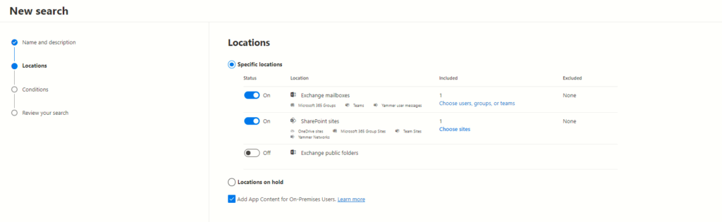 Exploring Microsoft Purview eDiscovery Solutions 18 Create Search for Ediscovery Case