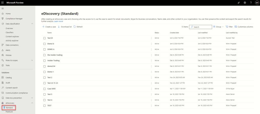 Exploring Microsoft Purview eDiscovery Solutions 3 Ediscovery Standard