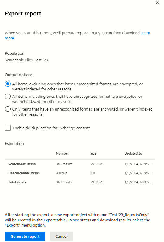 Exploring Microsoft Purview eDiscovery Solutions 25 Export Search Results