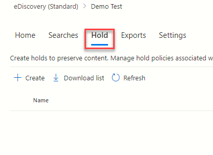 Exploring Microsoft Purview eDiscovery Solutions 9 Holding Locations