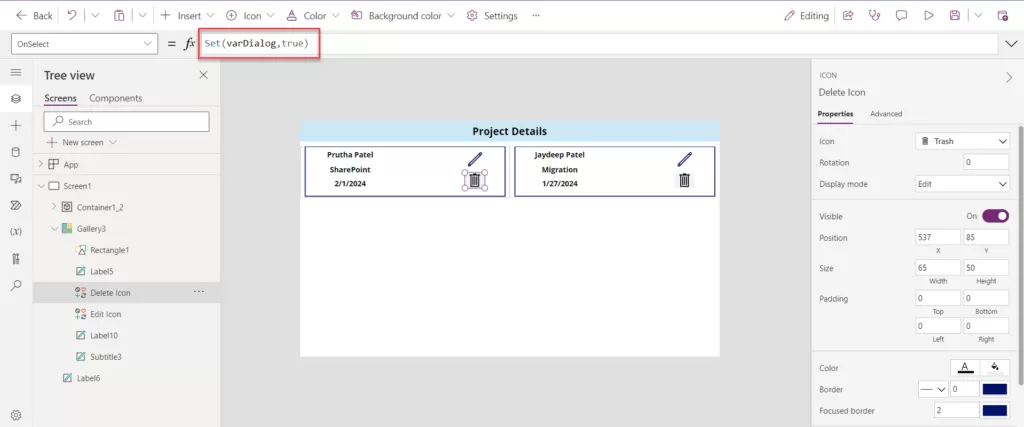 Create a Responsive Container-based Popup Dialog Box in Power Apps 3 img