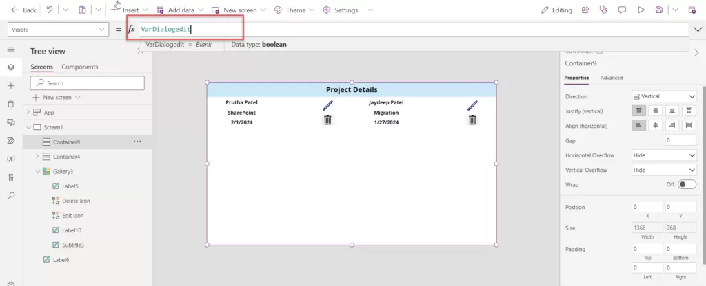 Create a Responsive Container-based Popup Dialog Box in Power Apps 13 fb