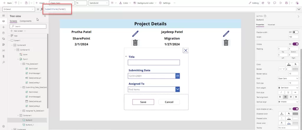 Create a Responsive Container-based Popup Dialog Box in Power Apps 17 gm