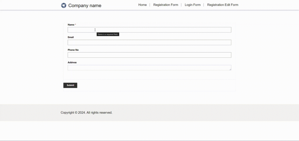Step-by-Step Guide to Creating View Forms in Power Pages 7 Company name option
