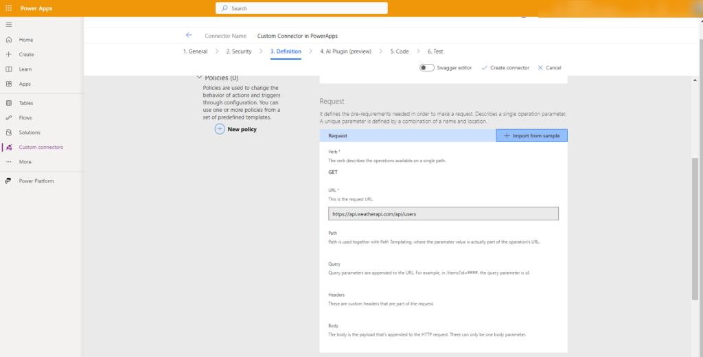 Building Powerful Applications: A Guide to Creating Custom Connectors in Power Apps 12 image