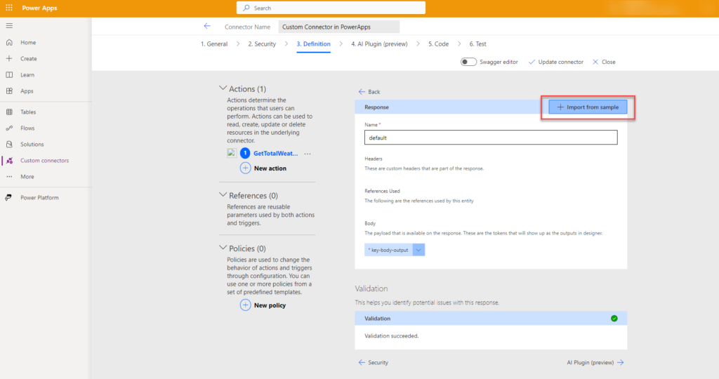 Building Powerful Applications: A Guide to Creating Custom Connectors in Power Apps 14 Image