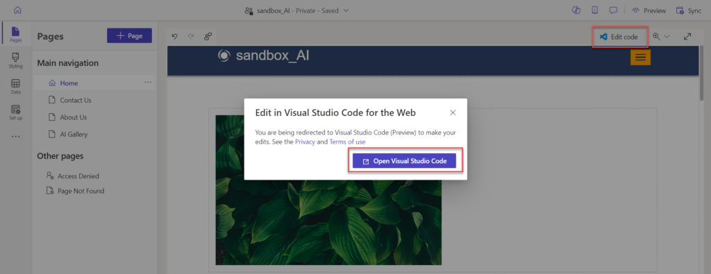 How to Apply Custom Styles in Power Pages? 14 Visual Studio Code Option