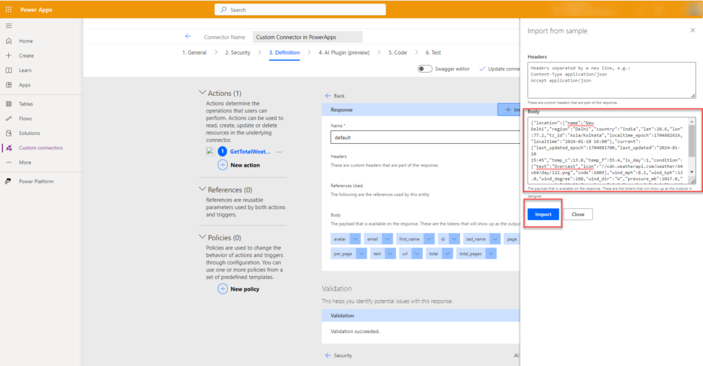 Building Powerful Applications: A Guide to Creating Custom Connectors in Power Apps 16 Image