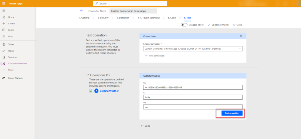 Building Powerful Applications: A Guide to Creating Custom Connectors in Power Apps 21 Image