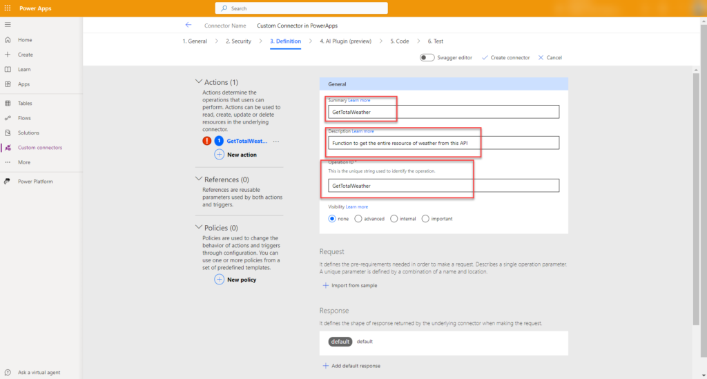 Building Powerful Applications: A Guide to Creating Custom Connectors in Power Apps 9 Image