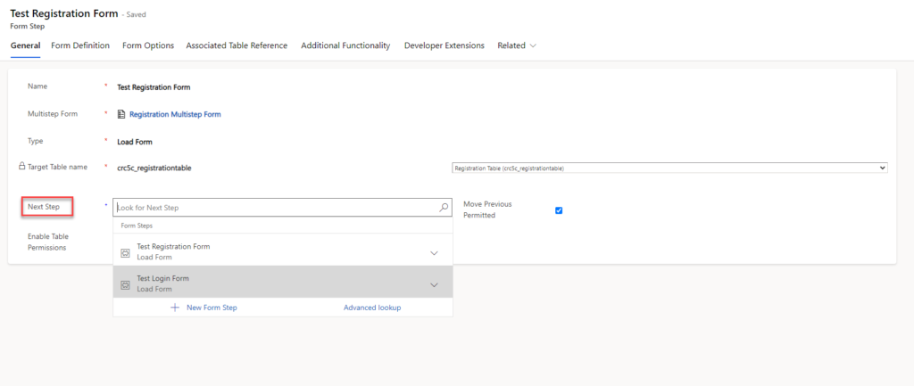 How to add Multistep Form in Power Pages. 7 IMG06