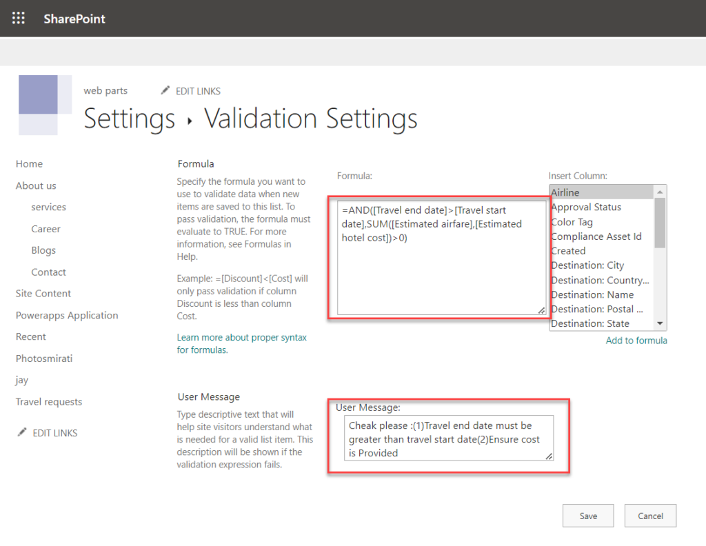 Transform Your SharePoint Online List Forms: A Guide to JSON Customization and Validation 15 Img 13