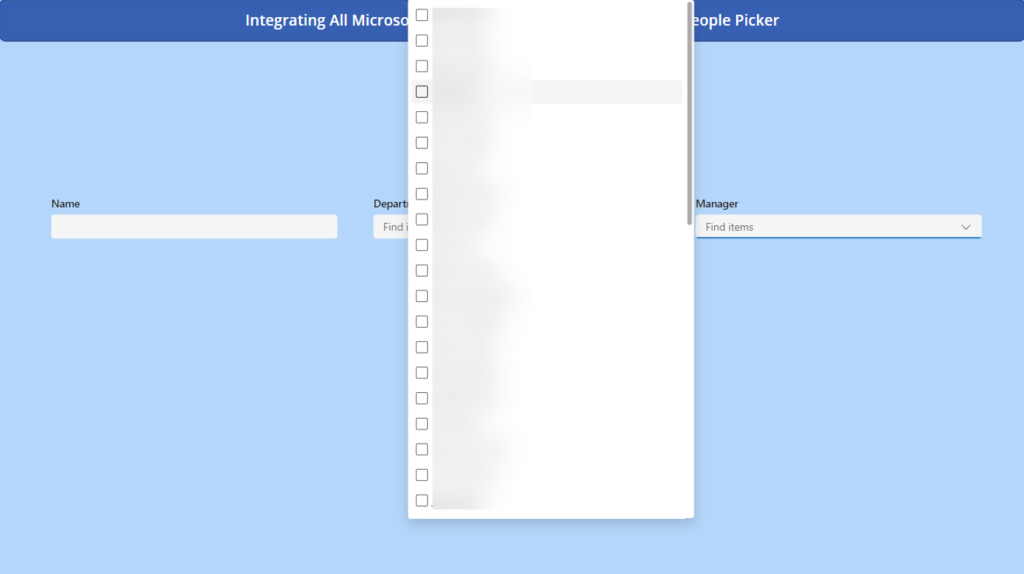 How to integrate Microsoft 365 Users with the Power Apps Modern Control People Picker 11 IMG 010