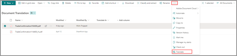 Break Down Language Barriers: Translate Documents in SharePoint using SharePoint Premium 8 IMG 7.1