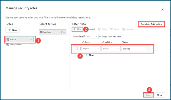 Row-Level Security in Power BI 4 04 2