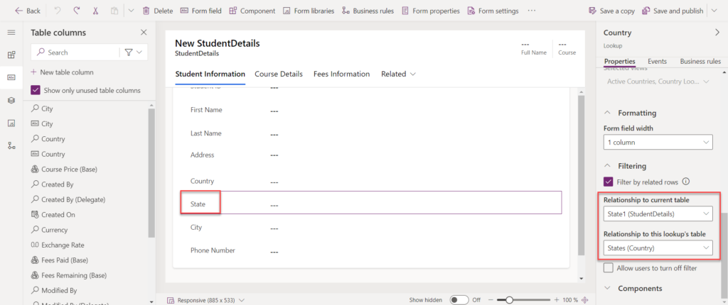 How to implement Cascading Drop Downs in Model-Driven Apps 9 09