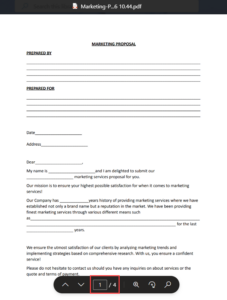 four-page document