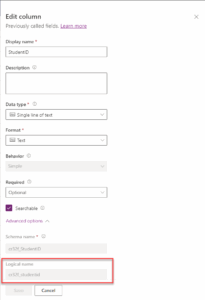Workaround to change primary column value from one column to another using JavaScript 3 Step 2